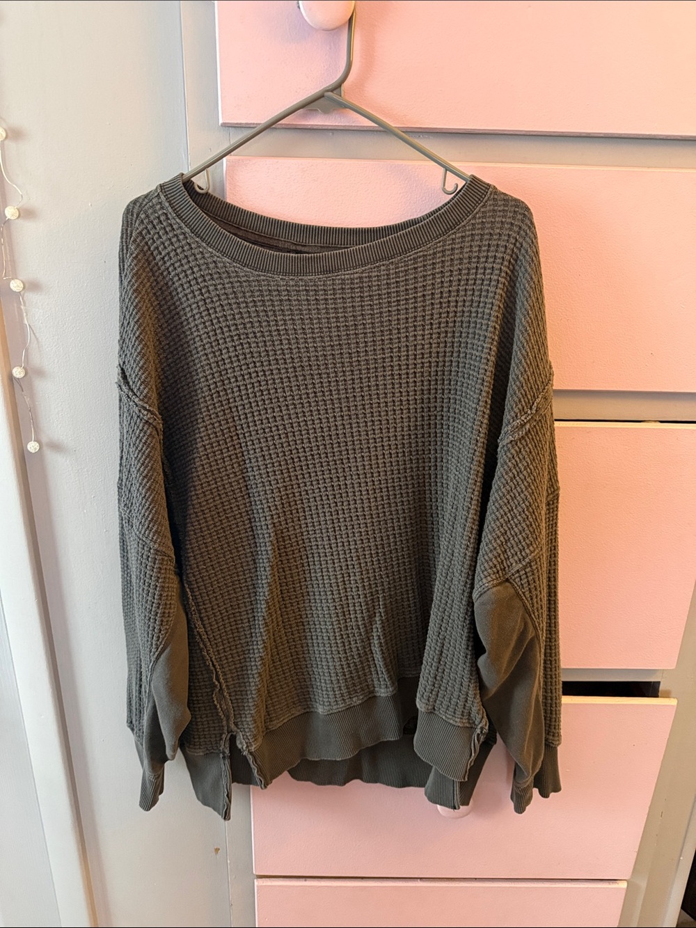 Waffle Knit AE sweater